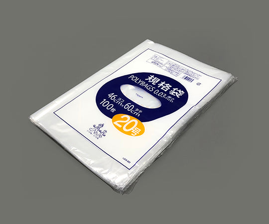 Polybag standard size (0.03mm) 460×600mm 100 pieces L03-20 1 bag (100 pieces)