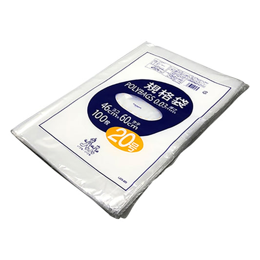 Polybag standard size (0.03mm) 460×600mm 100 pieces L03-20 1 bag (100 pieces)