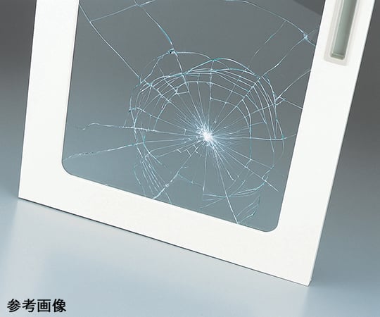 Chemical-resistant sliding cabinet (with drawers) with glass doors (deep) N-515GH･OW 1 unit