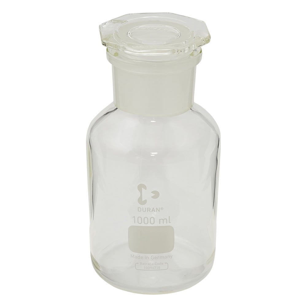 시약병(광구・마개 첨부)(듀란(R)) 흰색 1000mL 211855409 1개
