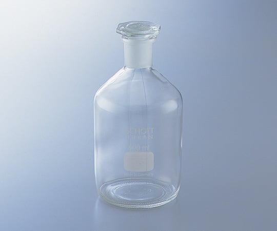 試薬瓶（栓付き）（デュラン(R)）　白　500mL　211654408 1本
