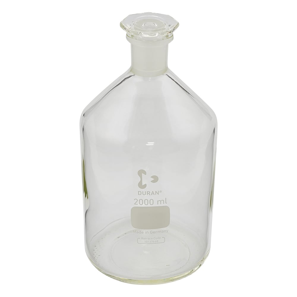 시약병(마개 첨부)(듀란(R)) 화이트 2000mL 211656306 1개