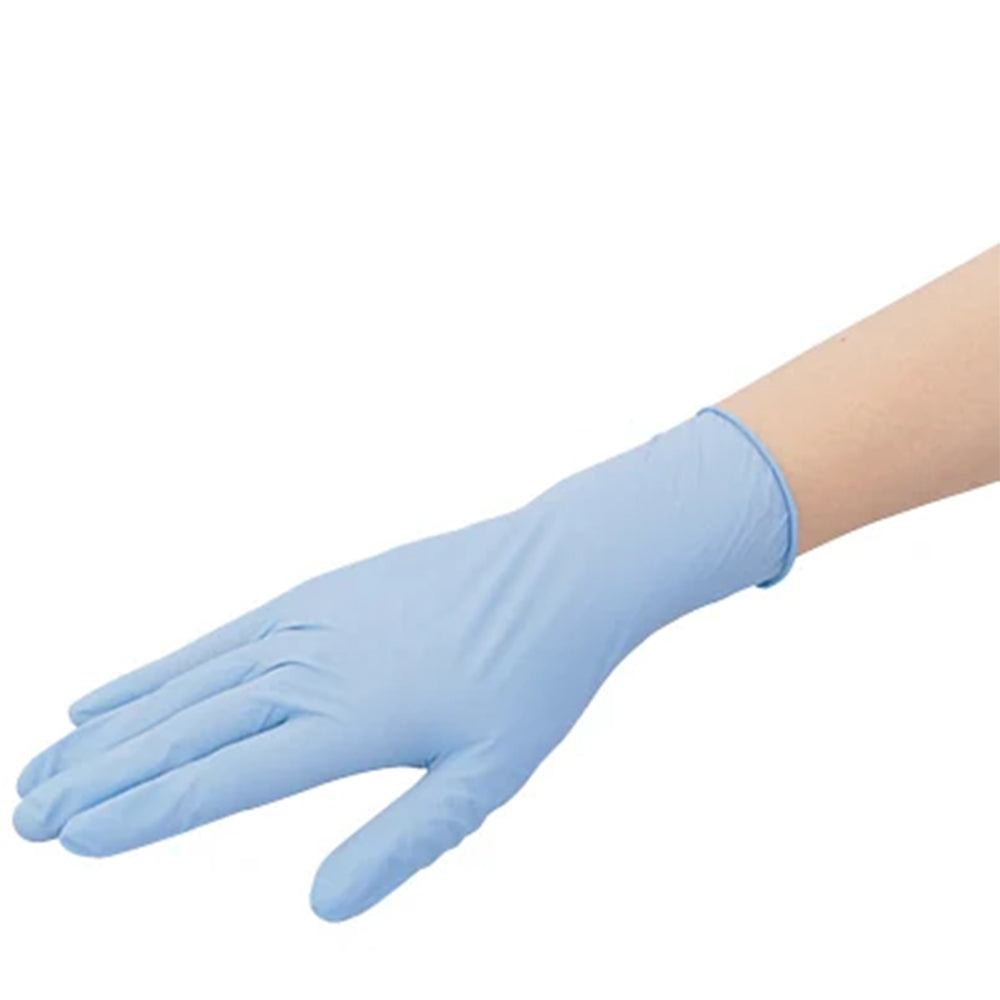 [Pure water cleaning] Clean Nol Nitrile gloves, short (powder-free), blue, S, 1 box (50 pieces/bag x 2 bags) 1 box (50 pieces x 2 bags)