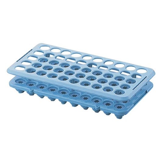 Test tube rack φ16.5mm x 50 tubes Blue H1018 1 unit