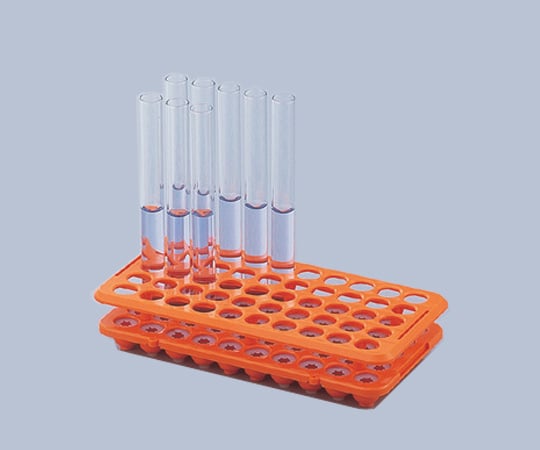 Test tube rack φ16.5mm x 50 tubes Orange H1018 1 unit