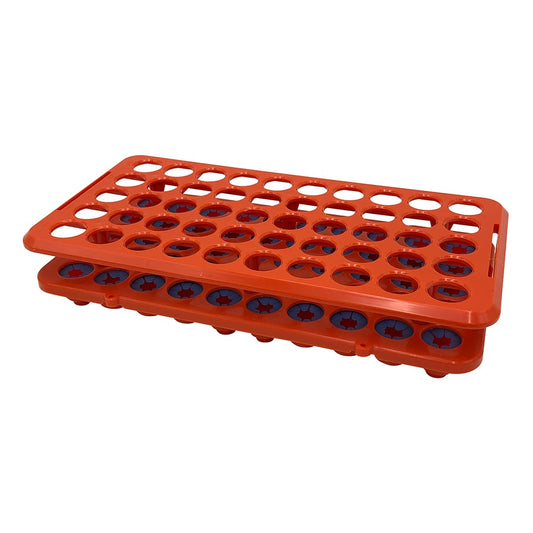 Test tube rack φ16.5mm x 50 tubes Orange H1018 1 unit