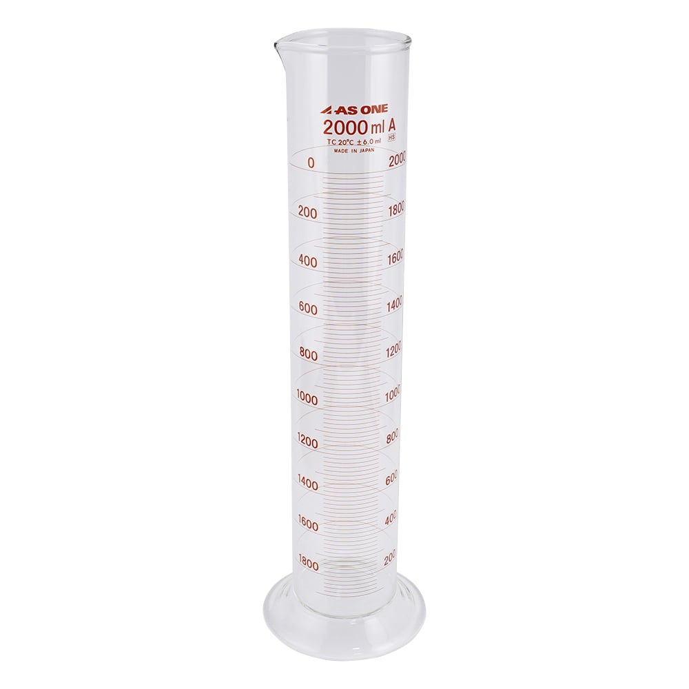 Measuring cylinder, high precision, 2000mL, 1 piece