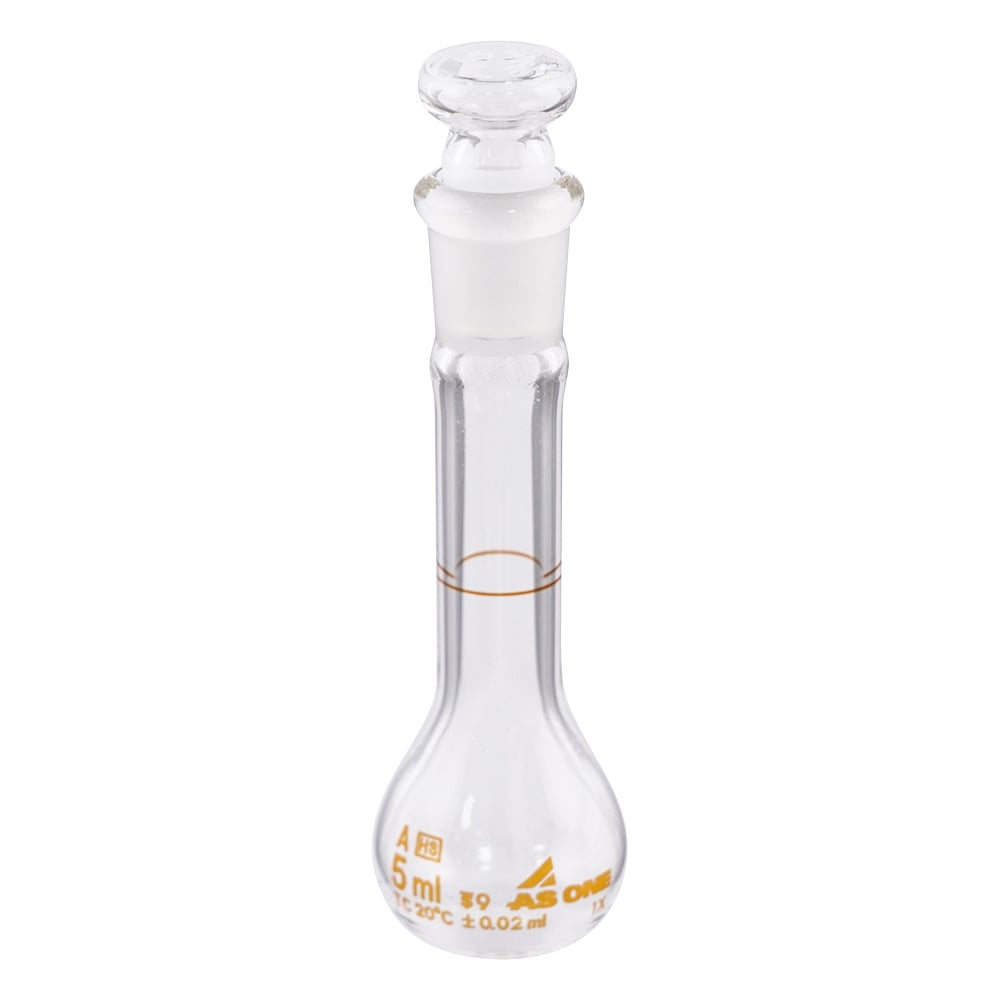 고정밀 메스 플라스크 화이트 5mL 1개