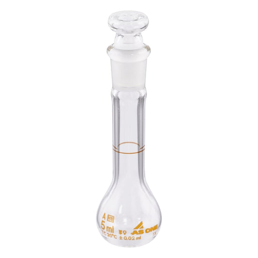 고정밀 메스 플라스크 화이트 5mL 1개