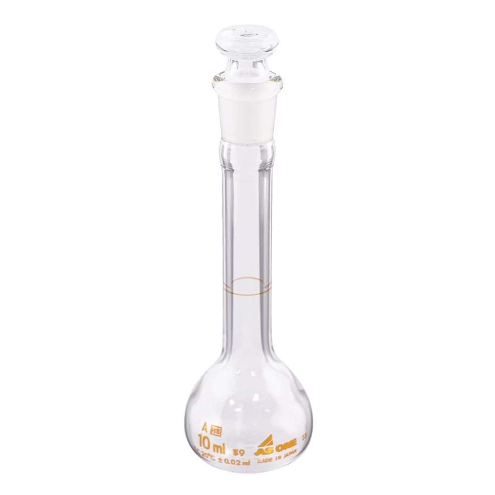 고정밀 메스 플라스크 화이트 10mL 1개