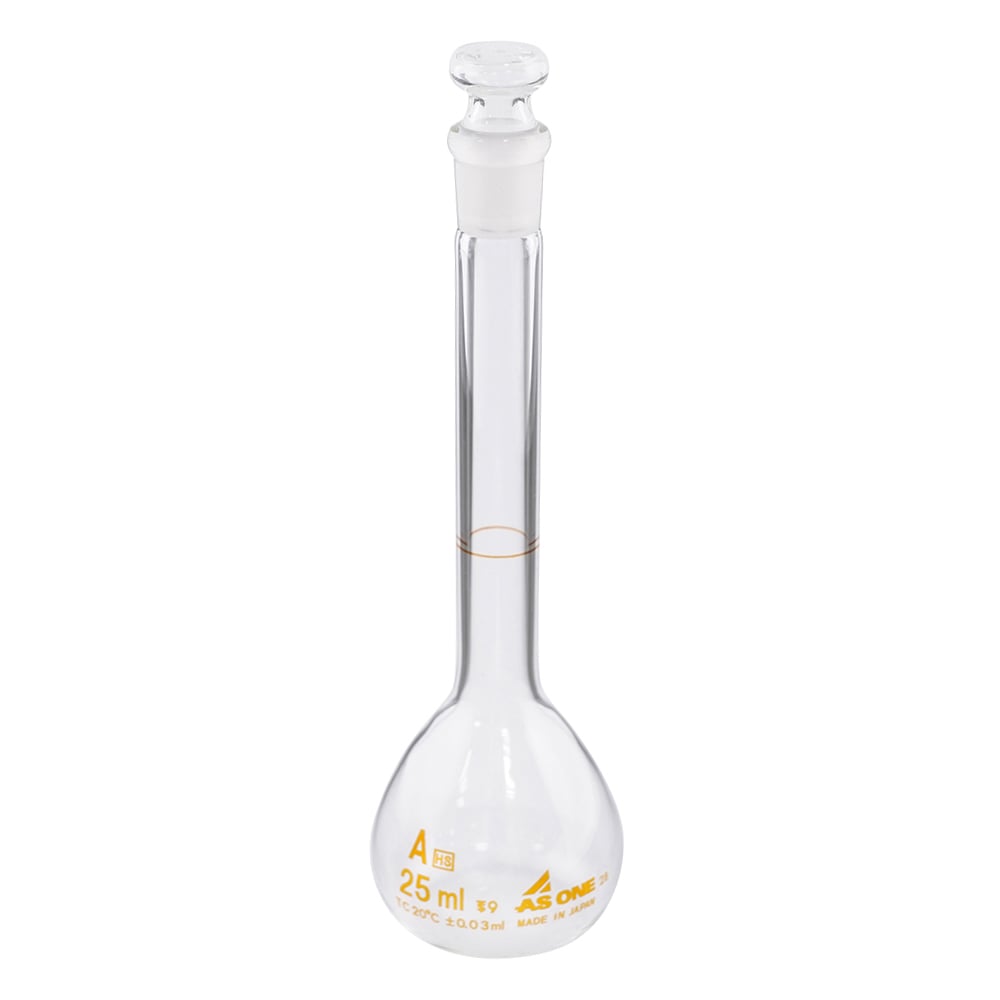 고정밀 메스 플라스크 화이트 25mL 1개