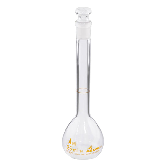 고정밀 메스 플라스크 화이트 25mL 1개