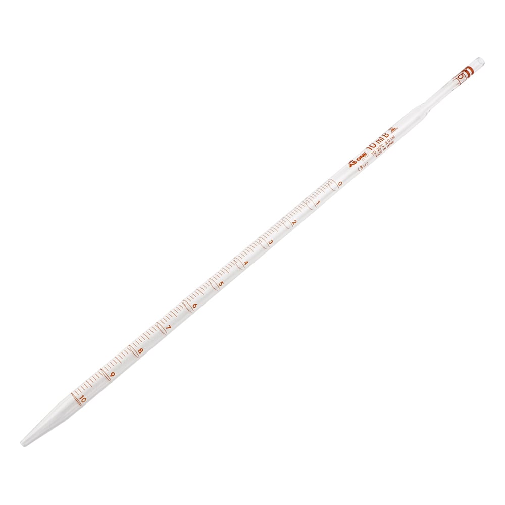 중간 여성 피펫 굵은 구멍 10mL 1 개