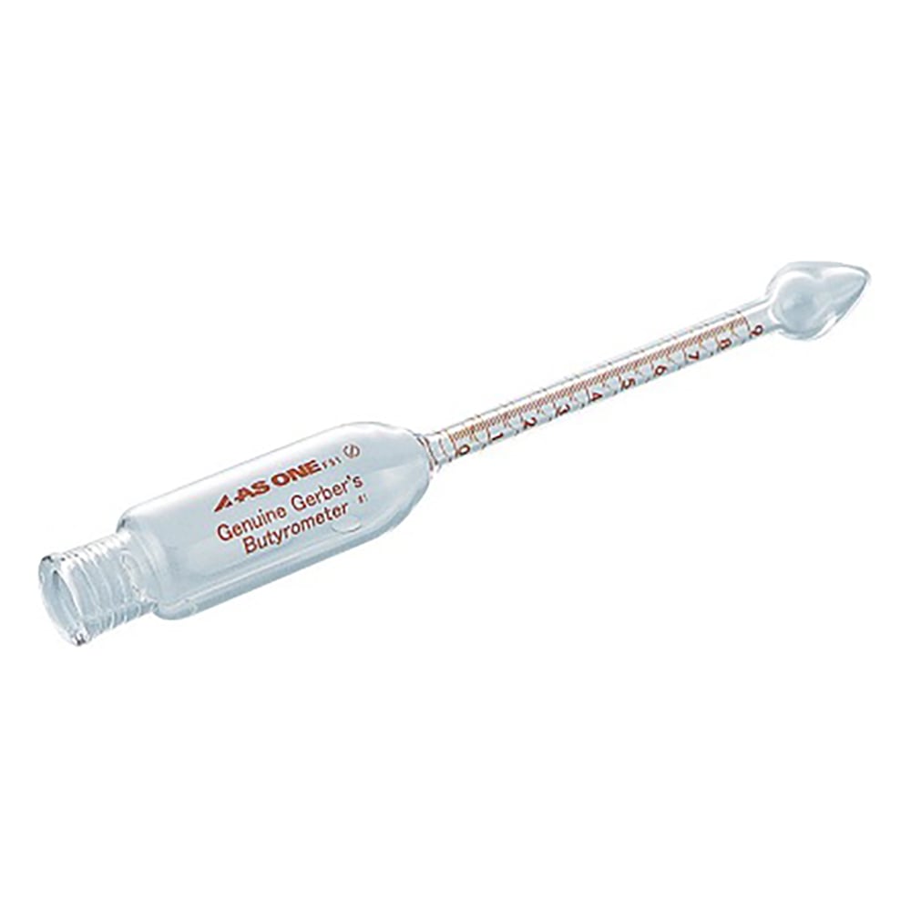 Gerber Milk Fat Meter for Adjustable Rubber Cap with Metal Fittings 1pc