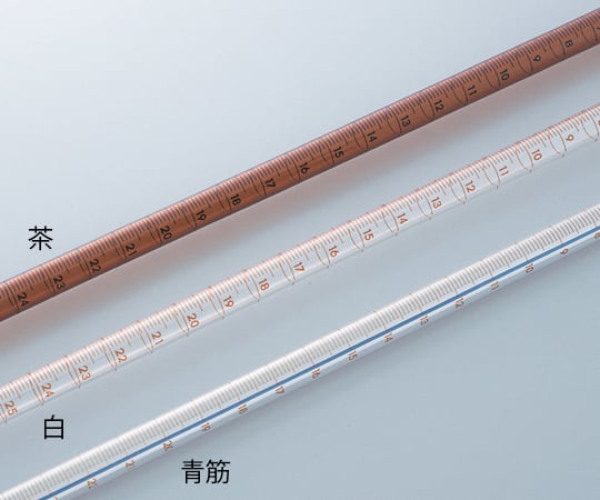 平面自動ビュレット　PTFEコック付　白（本体のみ）　25mL 1本