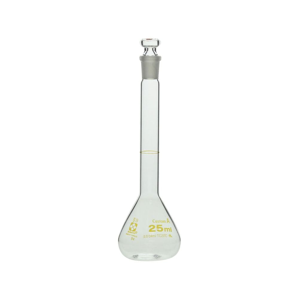 メスフラスコ（全量フラスコ・カスタムA）　25mL　026050-25 1個