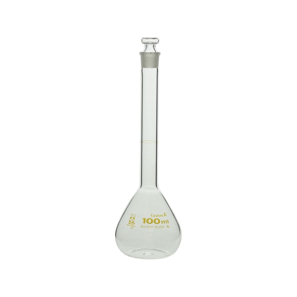 メスフラスコ（全量フラスコ・カスタムA）　100mL　026050-100 1個