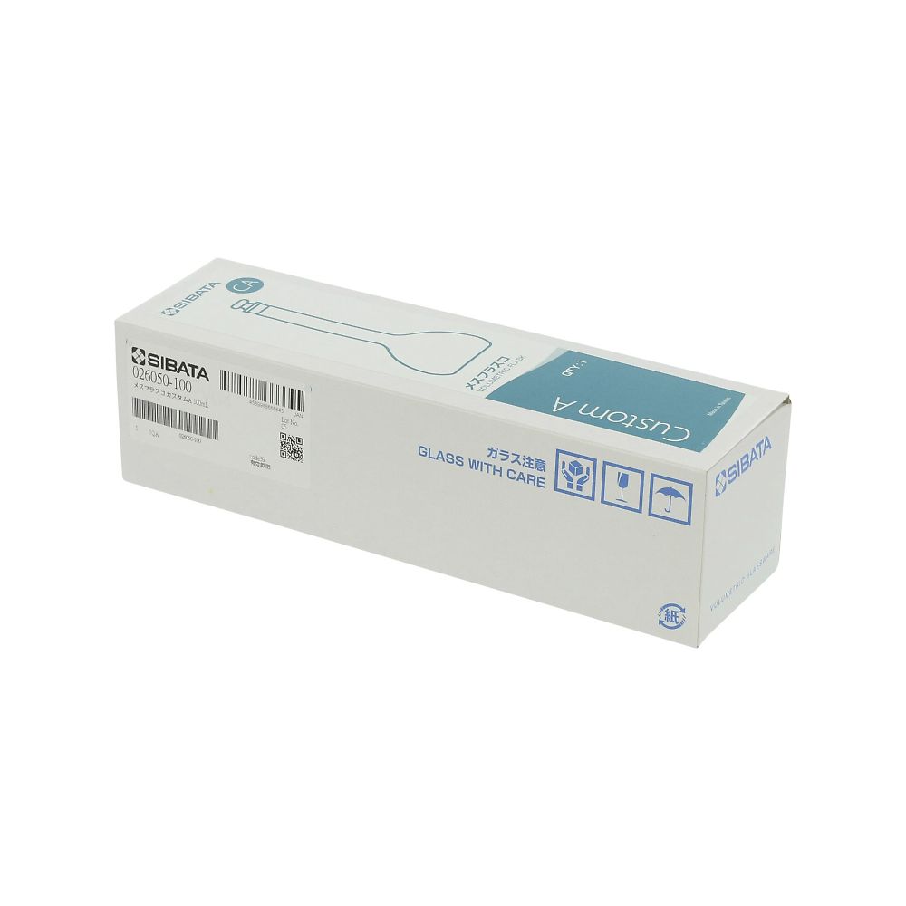 メスフラスコ（全量フラスコ・カスタムA）　100mL　026050-100 1個