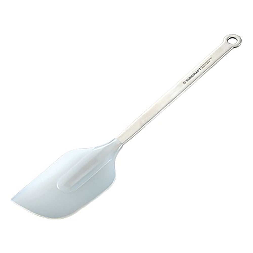 Stainless steel handle silicone spatula, large, SIL-201, 1 piece