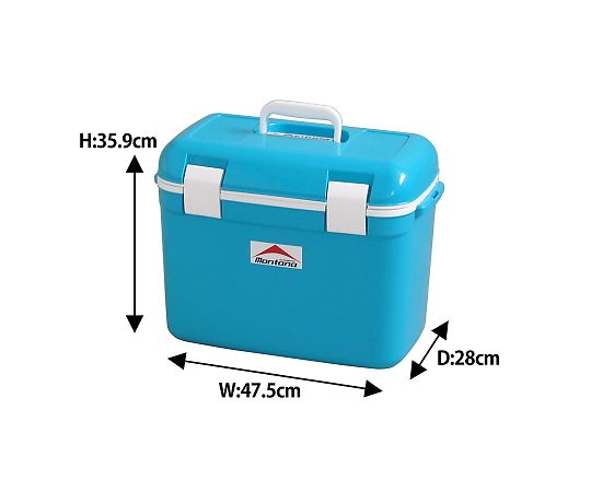 クーラーボックス(モンタナ) 25L 475×280×359mm 1個