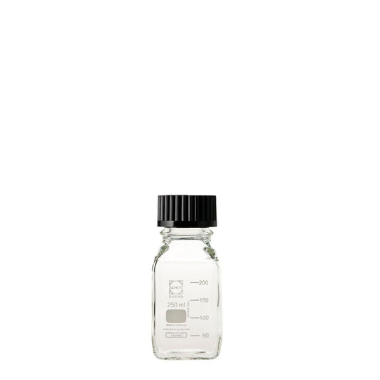 나사구병각형 듀란(R) 블랙 캡 부착 250mL 017230-2502A 1개