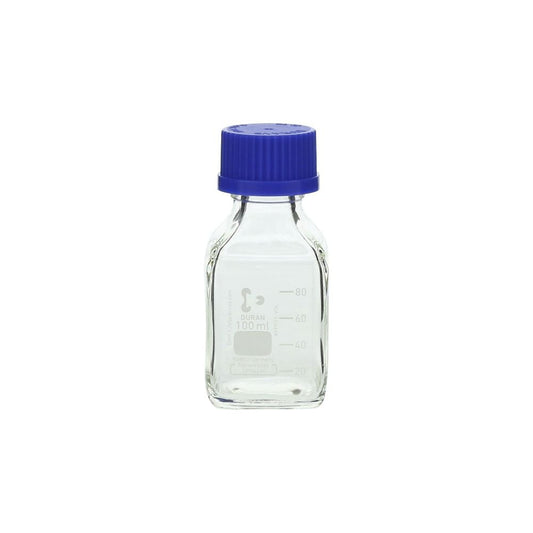 나사구병각형 듀란(R) 파랑 캡 부착 100mL 017230-100A 1개