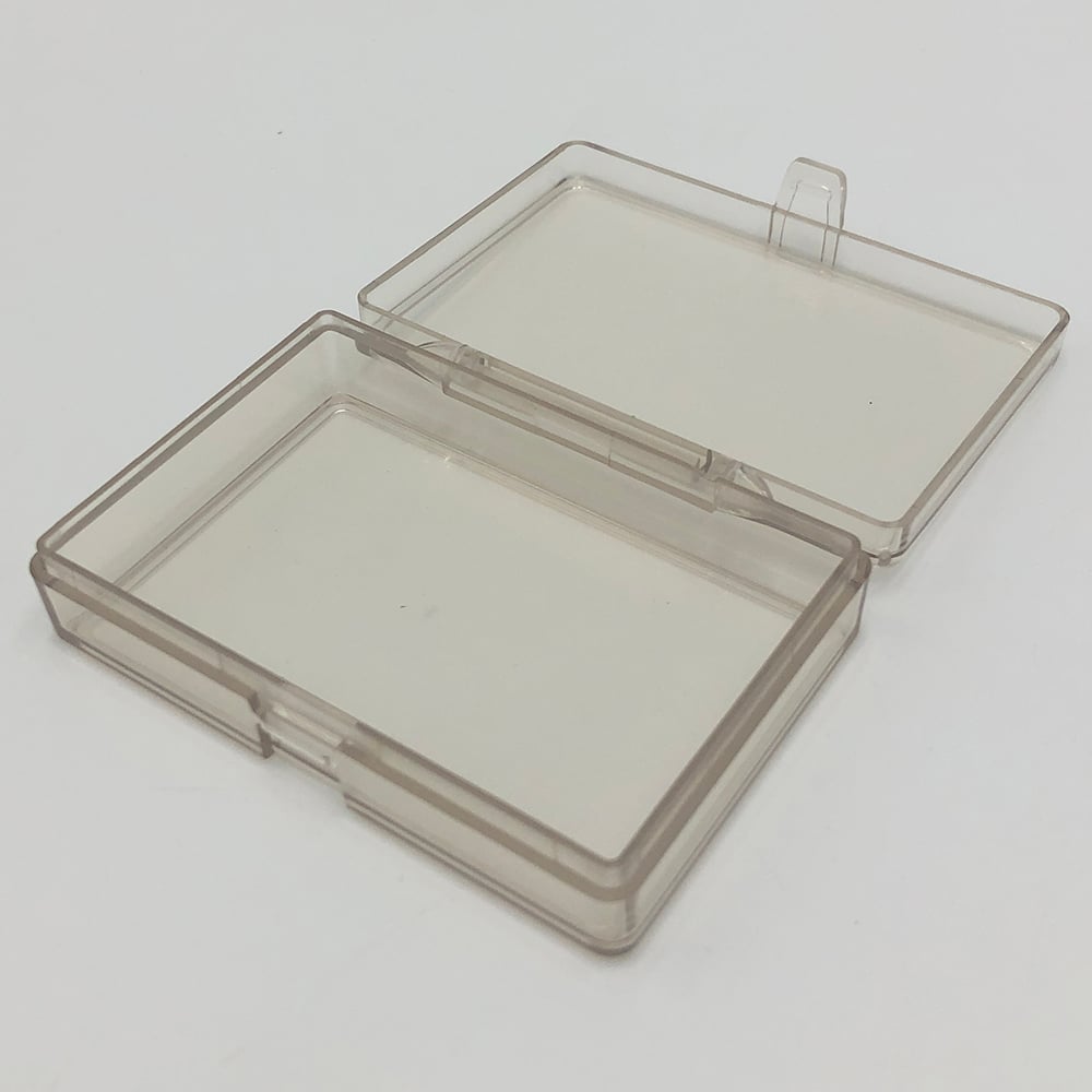 힌지 부착 각형 케이스(대전 방지) 75×50×18mm 1상자(30개입) H-3N형 1상자(30개입)