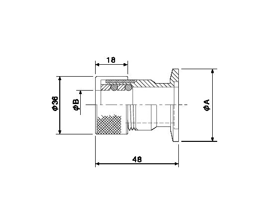 継手(ゲージポート用)　NW25　ALG-15-25A 1個