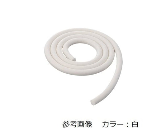 White silicone sponge, φ5mm, length 1m, 1 piece
