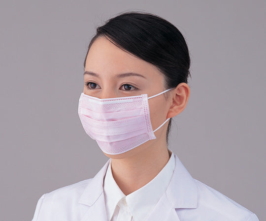 Surgical mask with intermediate plate 1 box (50 pieces) Pink 1 box (50 pieces)