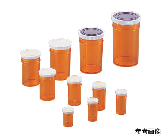 スチロール棒瓶（標本瓶）　50mL　S-50茶 1本