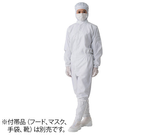 ESD protection coveralls, white, M, FS150C-01, M, 1 piece