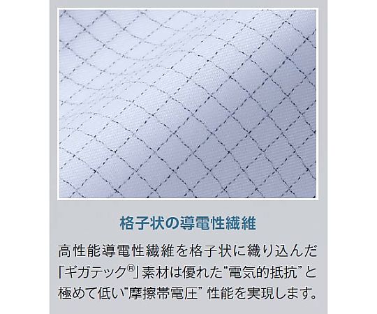 ESD protection coveralls, white, M, FS150C-01, M, 1 piece