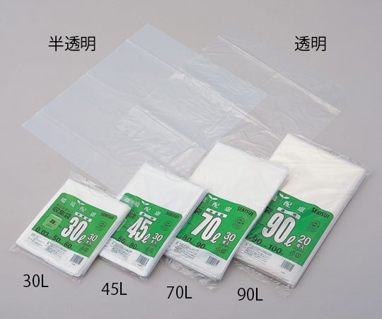 Polyethylene collection bag 90L 1 bag (20 pieces) J5902T 1 bag (20 pieces)