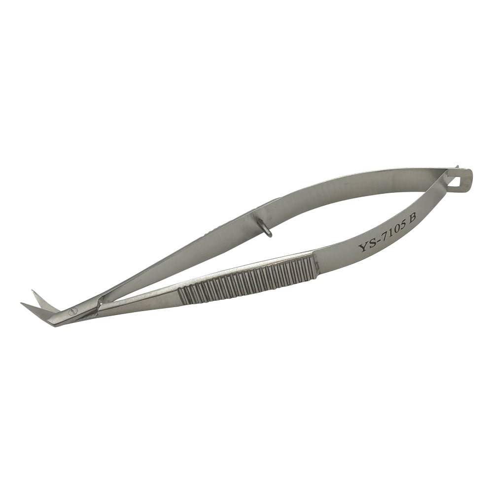 Micro Scissors 105mm Straight Horizontal Angle YS-7105B 1pc