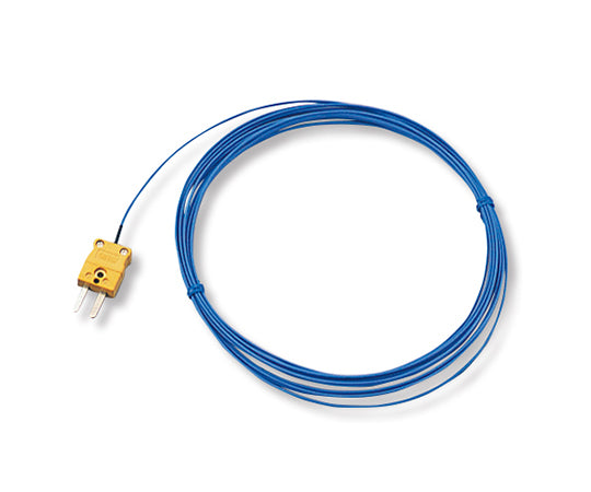 被覆熱電対（デュープレックス）　ビニール被覆　コネクタ　5m　DK-K-BL-5m 1個