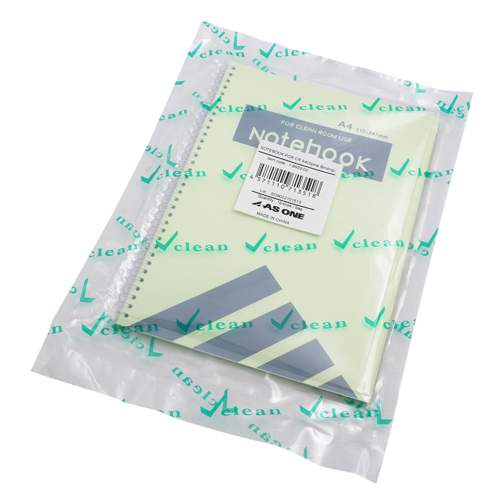 Cleanroom Notebook A4 Spiral Binding 1 Book