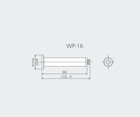 ピラニ真空計　GP-2001G＋測定子WP-16　GP-2001G/WP-16 1式