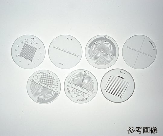 スケール・ルーペ目盛板　10×用　PS-7 1枚