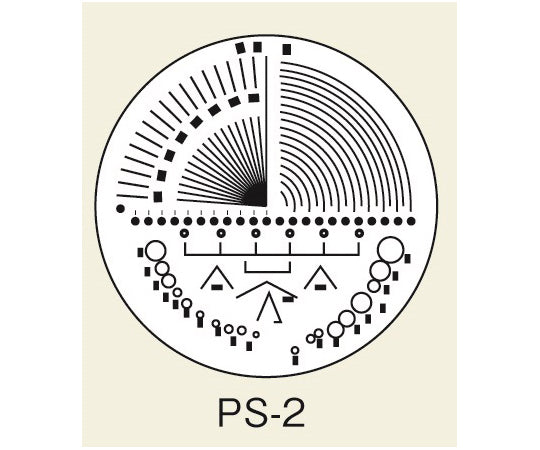 スケール・ルーペ目盛板　10×用　PS-2 1枚
