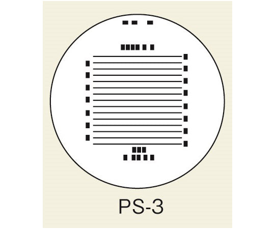 スケール・ルーペ目盛板　10×用　PS-3 1枚