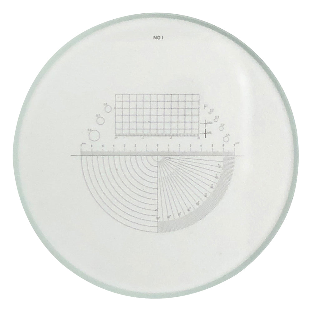 스케일 확대경 눈금판 φ26mm PS-1 1장
