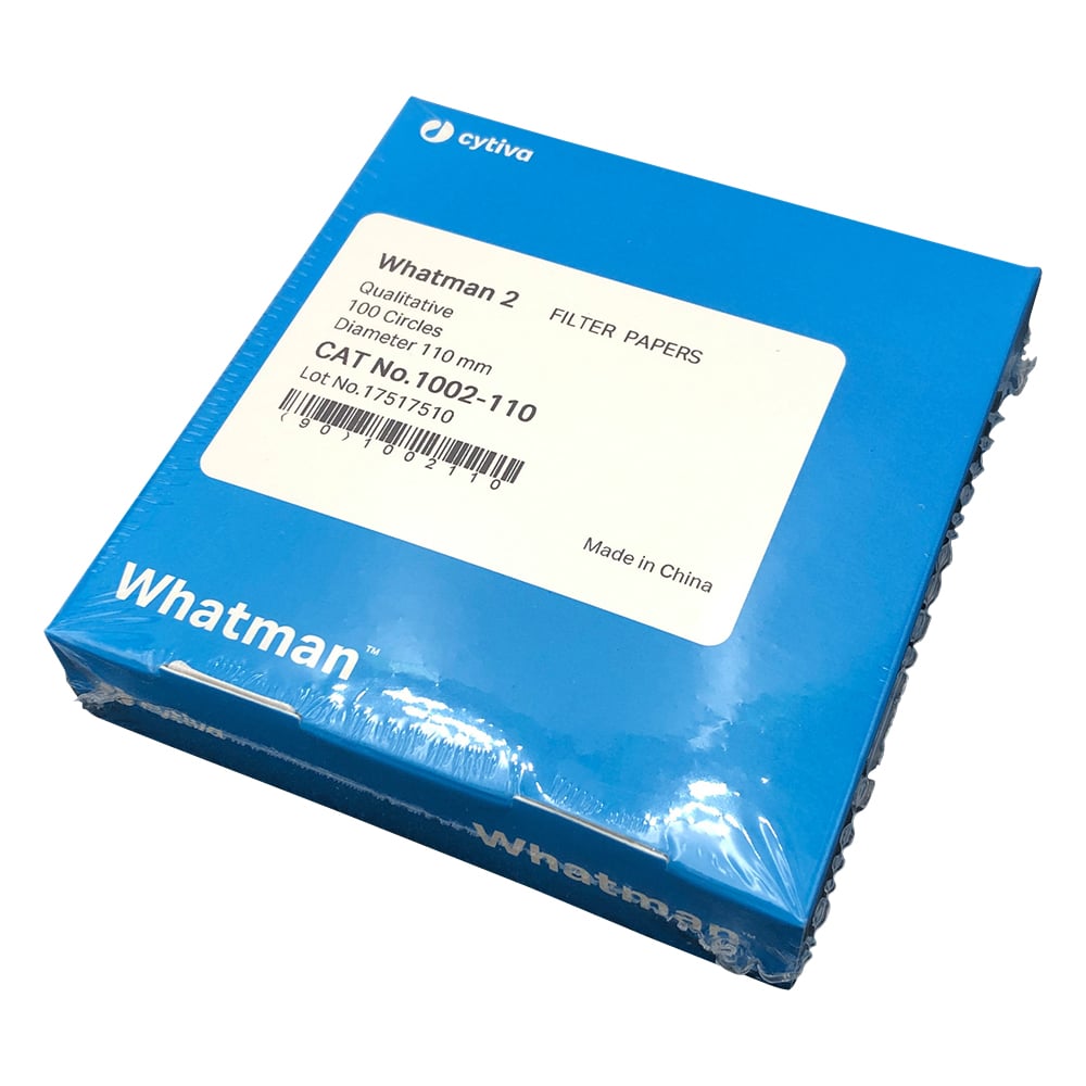 Qualitative filter paper circular No. 2 11.0cm 100 sheets 1002-110 1 box (100 sheets)