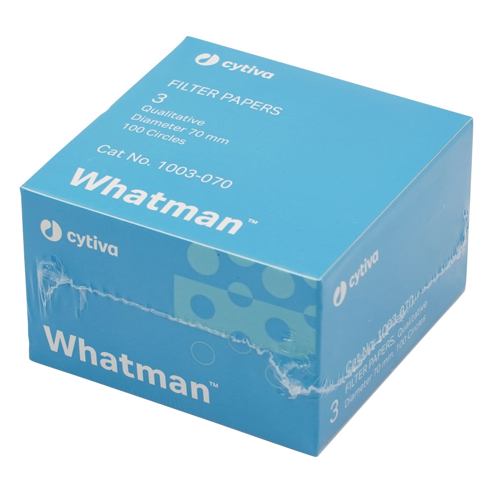 Qualitative filter paper circular No.3 7.0cm 100 sheets 1003-070 1 box (100 sheets)