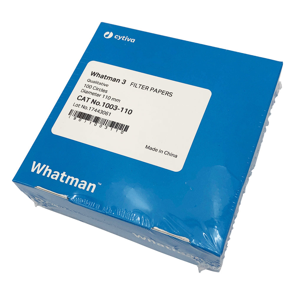 Qualitative filter paper circular No.3 11.0cm 100 sheets 1003-110 1 box (100 sheets)