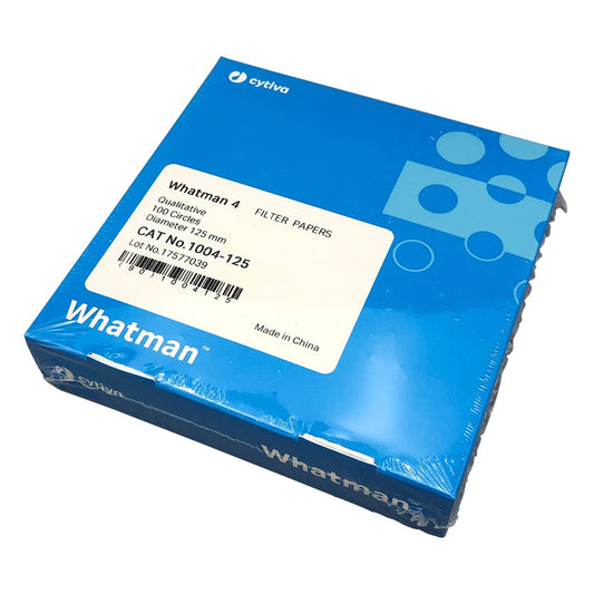 定性濾紙　円形No.4　12.5cm　100枚入　1004-125 1箱(100枚入)