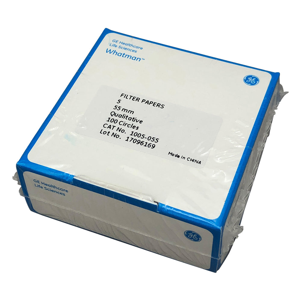 Qualitative filter paper circular No. 5 5.5cm 100 sheets 1005-055 1 box (100 sheets)