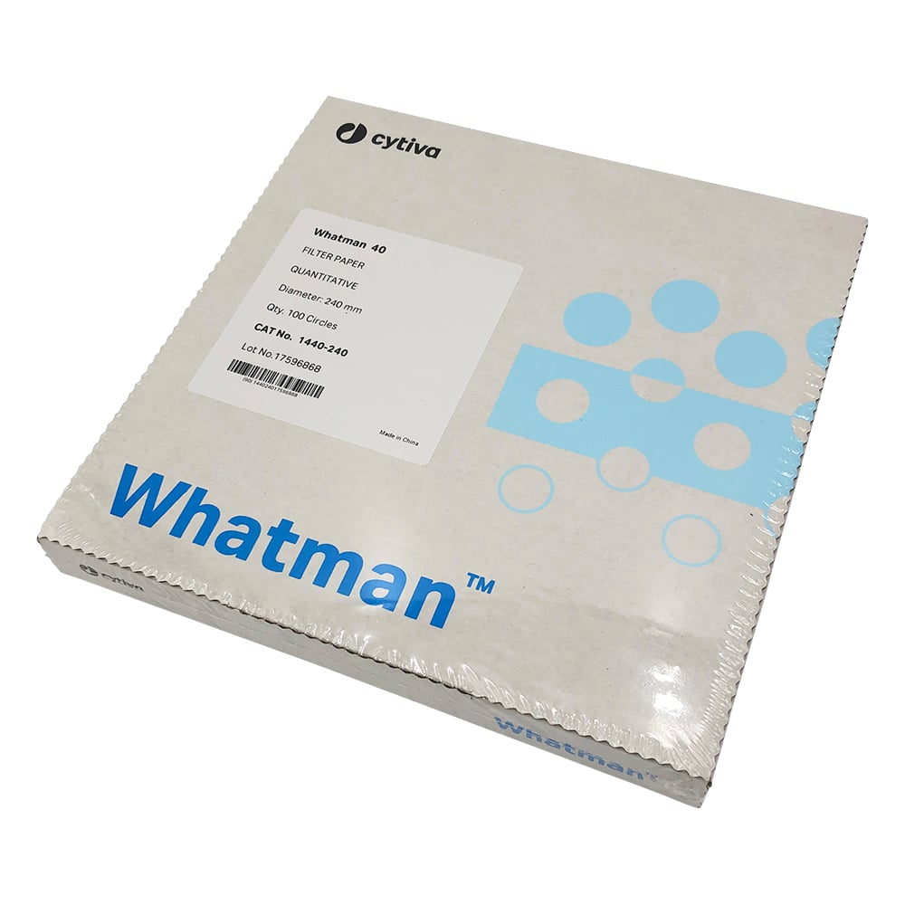 Quantitative Filter Paper Round No. 40 24.0cm 100 pieces 1440-240 1 box (100 pieces)
