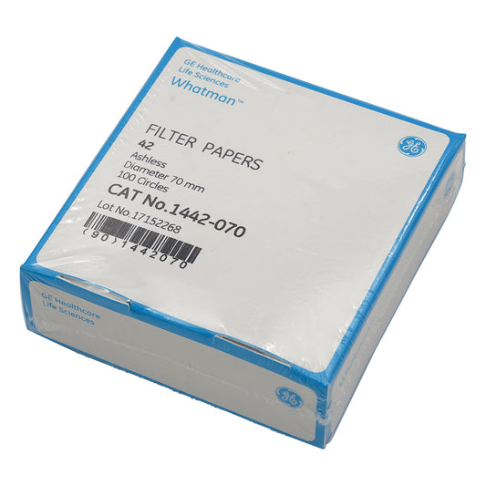 정량 여과지 원형 No.42 7.0cm 100장입 1442-070 1상자(100장입)