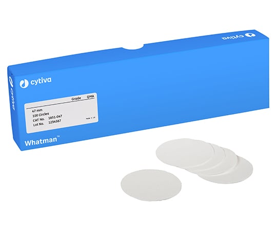 石英繊維濾紙QM-A　円型　φ47mm　100枚入　1851-047 1箱(100枚入)